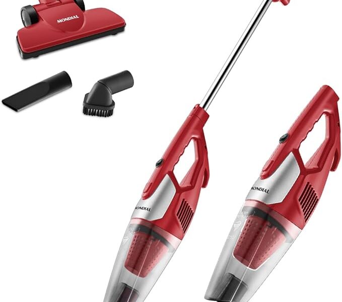 MONDIAL Aspirador de Pó Vertical Turbo Premium, Vermelho, 1200W, 220V – AP-30
