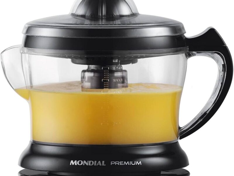 MONDIAL Espremedor Premium, Preto, 30W, 220V – E-02