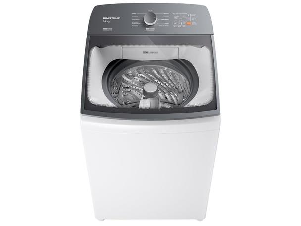 Máquina de Lavar Branca 14kg Brastemp com Smart Sensor e Reduzir Tempo – BWJ14AB – Máquina de Lavar –