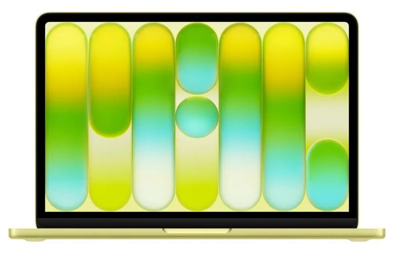 MacBook Neo de 13 polegadas: Chip A18 Pro, CPU de 6 núcleos, GPU de 5 núcleos, 256GB – Amarelo-cítrico – Distribuidor Autorizado