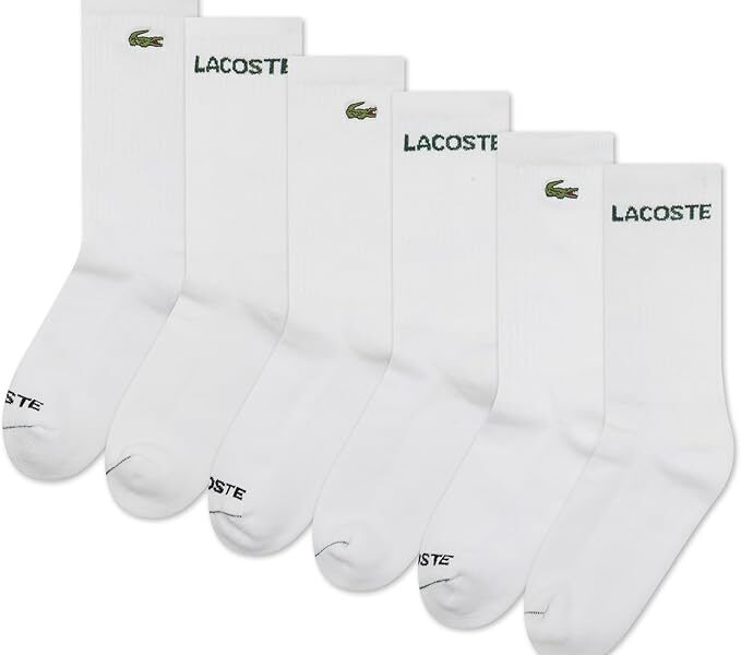Meias 6-pack Knit Everyday Socks Lacosteadulto-unissex