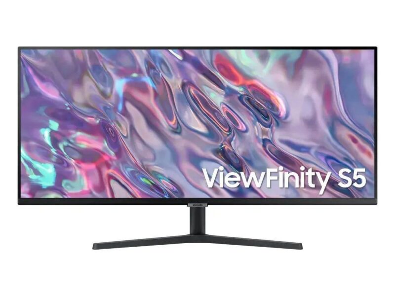 Monitor Samsung ViewFinity S5 34” UWQHD VA LS34C500GALMZD 100Hz 5(GTG) HDMI Headphone Display Port