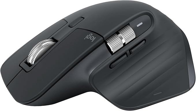 Mouse sem fio Logitech Mx Master 3s Bluetooth Edition – Conexão por Bluetooth, Com rolagem ultra-rápida, Design Ergonômico, Rastreamento em Vidro, 8K DPI, Clique Silencioso – Grafite na Amzn por R$ 404,91