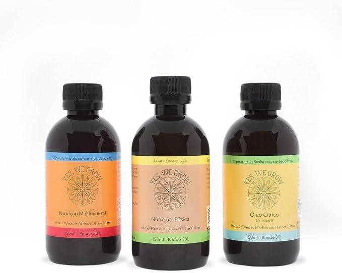 Nutrição Concentrada | KIT COM 3| 150ml | Yes We Grow
