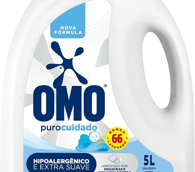 OMO Sabão Líquido Omo Puro Cuidado 5L