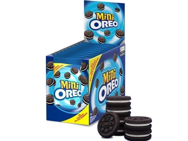 Oreo Biscoito Recheado Mini Original Display Com 10 Unidades De 35G na Amzn por R$ 25,97
