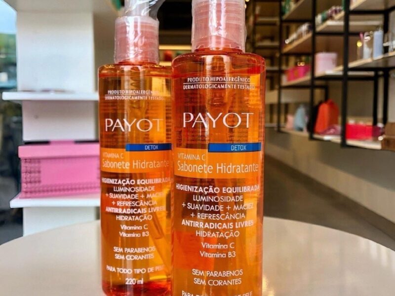 PAYOT Sabonete Liquido Detox, Vitamina C, 220 Ml