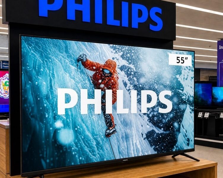 PHILIPS Smart TV, 55″ 4K, 55PUG7300, Comando de Voz, Bluetooth, HDR, Dolby Atmos, HDMI, USB, Wi-Fi na Amzn por R$ 1.849,00