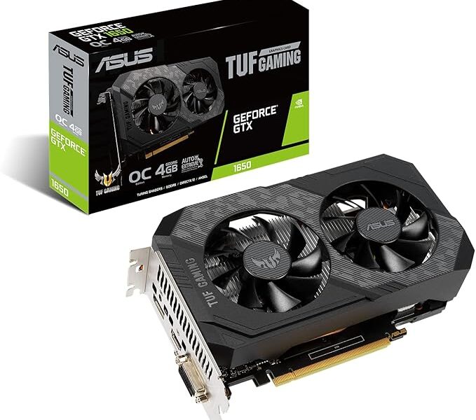 PLACA DE VIDEO ASUS GEFORCE GTX 1650 TUF GAMING OC EDITION 4GB GDDR6 TUF-GTX1650-O4GD6-P-GAMING