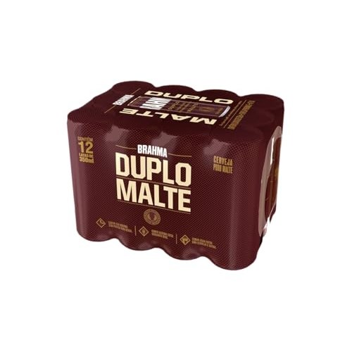 Pack Cerveja Brahma Duplo Malte Lata Sleek – com 12 unidades 350ml
