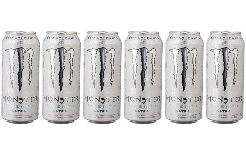 Pack de Monster Ultra 473ml – Unidade 6 unidades na Link por R$ 40,00