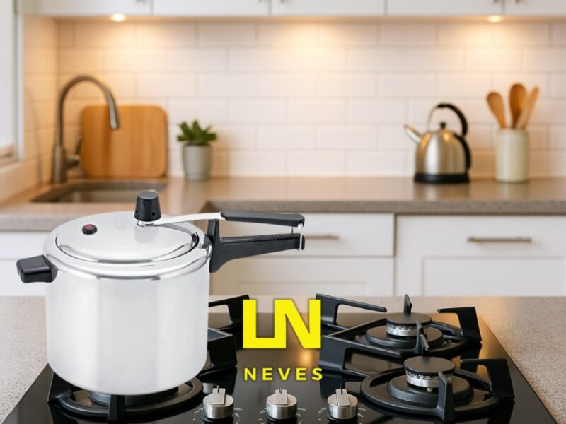 Panela De Pressão 4,5 Litros Panelux Classic Polida Alumínio Ideal para sua casa e o seu dia a dia