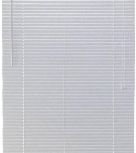 Persiana Horizontal PVC 25MM 1,20Larg X 1,60Alt Branca