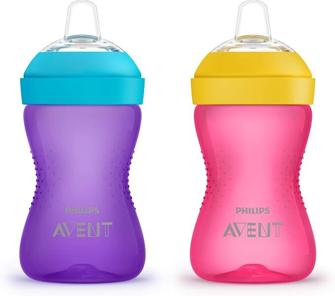 Philips AVENT Copo My Grippy Spout Cup, 283 g, rosa/roxo, SCF801/22