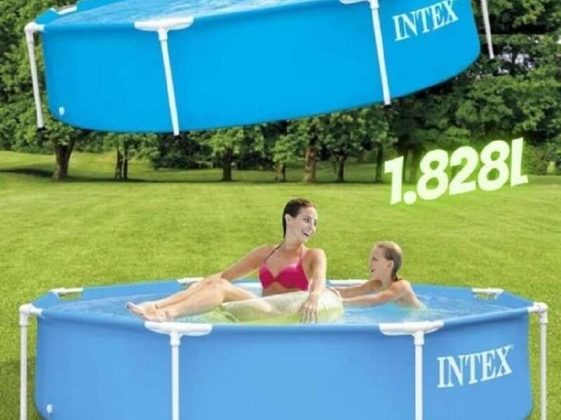 Piscina de Armação Metal Galvanizado 1.828L