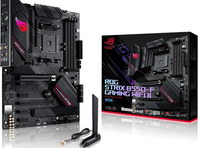 Placa Mãe Asus ROG STRIX B550-F GAMING WIFI II (AM4/4xDDR4/HDMI/DisplayPort/M.2/USB 3.2)