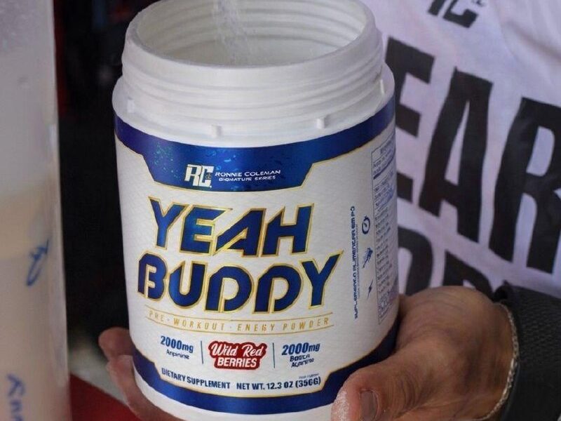 Pré Treino yeah buddy Ronnie Coleman Frutas Vermelhas 360g