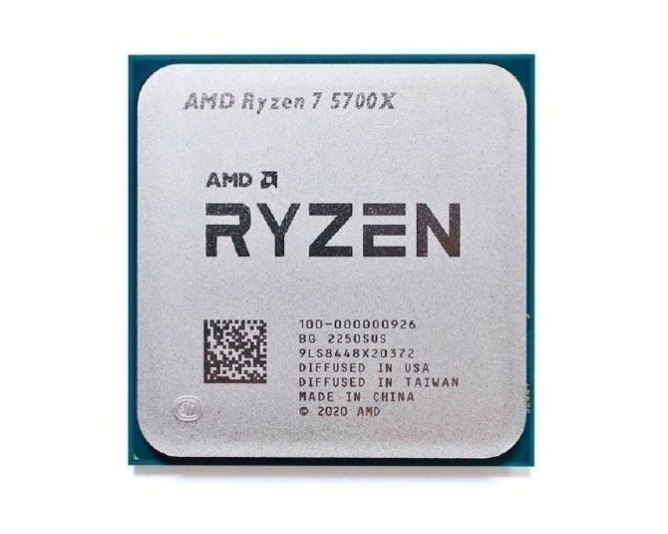 Processador AMD Ryzen 7 5700X, 3,4 GHz, 8 núcleos, 16 threads, cache de 32 MB, soquete AM4, OEM