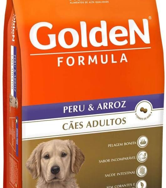 Ração Fórmula Golden para Cães Adultos Sabor Peru e Arroz 15kg Premier Pet Para Todas Grande Adulto,