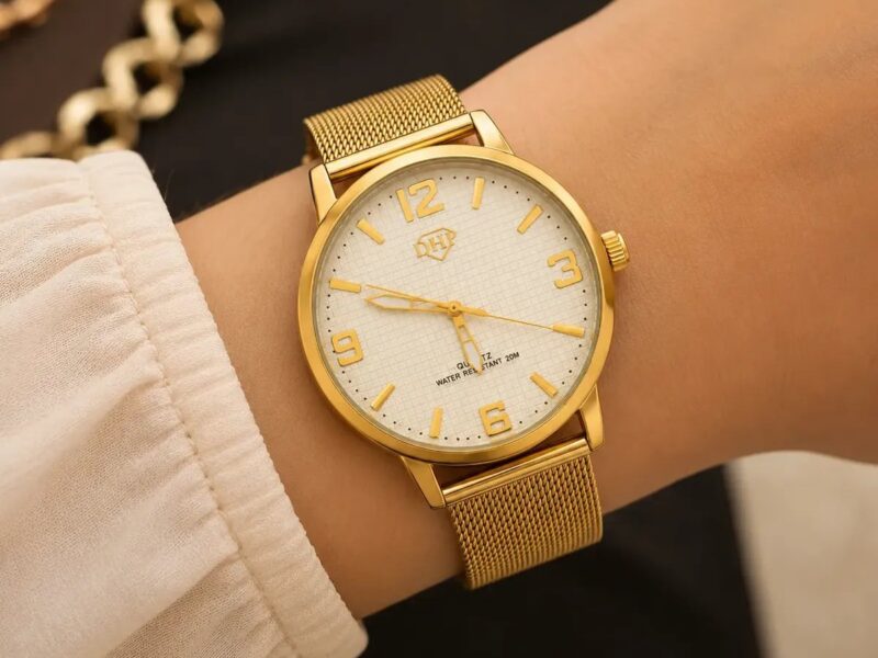 Relógio De Pulso Feminino Masculino Minimalista Old Money
