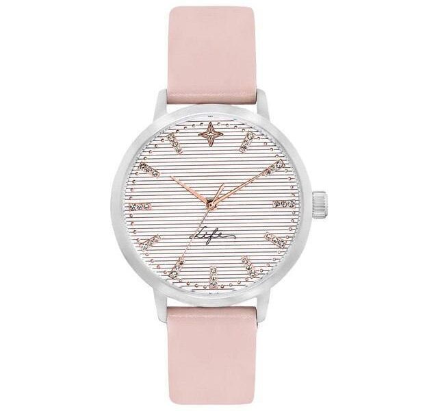 Relógio Life Desafios Feminino Couro Rosa na Meli por R$ 321,56