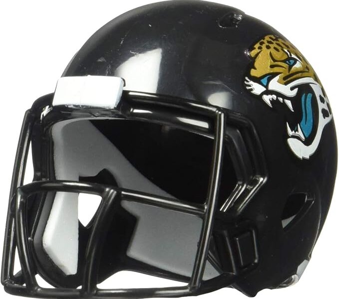 Riddell Capacete NFL Jacksonville Jaguars Pocket Pro Speed, cores do time, tamanho único