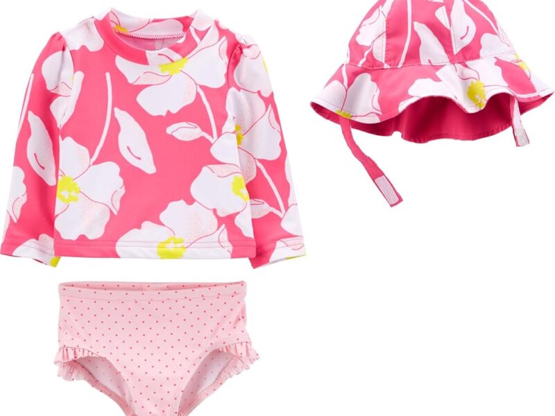 Roupa de banho Conjuntos sortidos de 3 peças Simple Joys by Carter’sMeninas