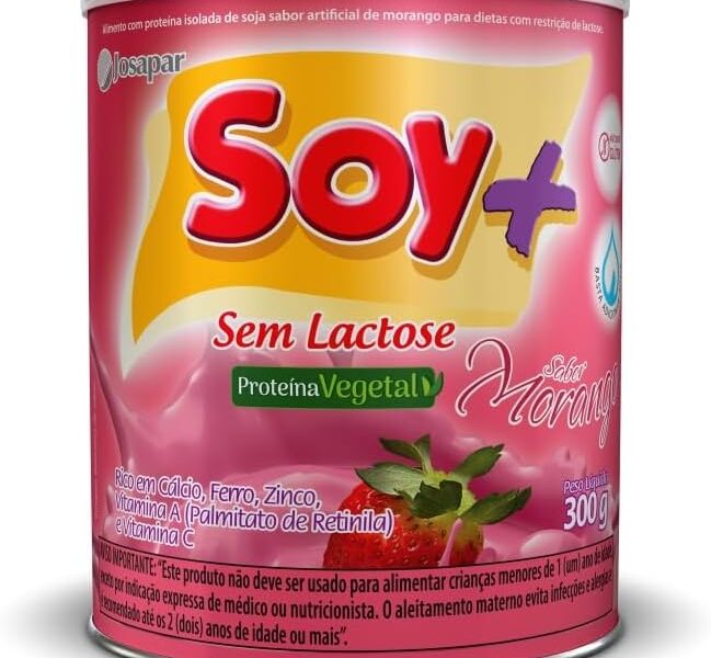 SUPRA SOY Alimento Em Pó Soy+ Morango – 300G