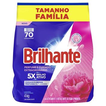 Sabão em Pó Brilhante Perfume e Cuidado Extraordinário 4kg – Sabão –