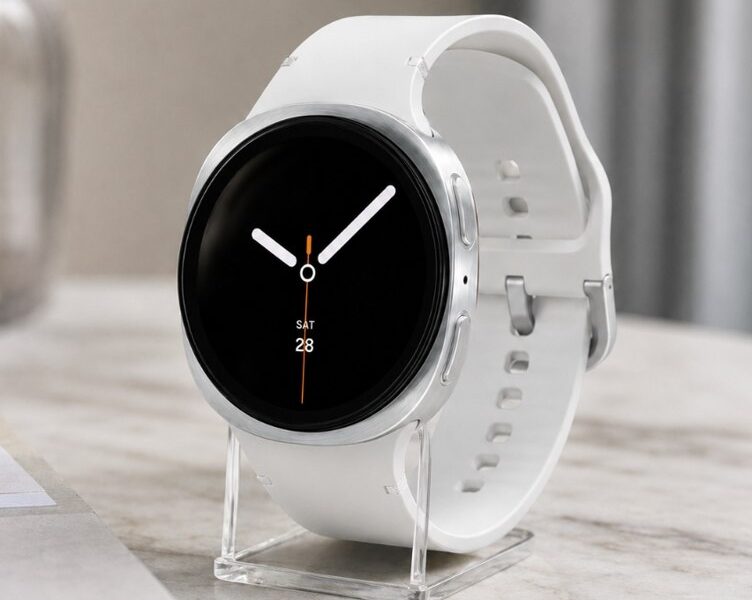 Samsung Galaxy Watch8 Smartwatch 40mm BT, Galaxy AI – Prata na Link por R$ 1.059,00