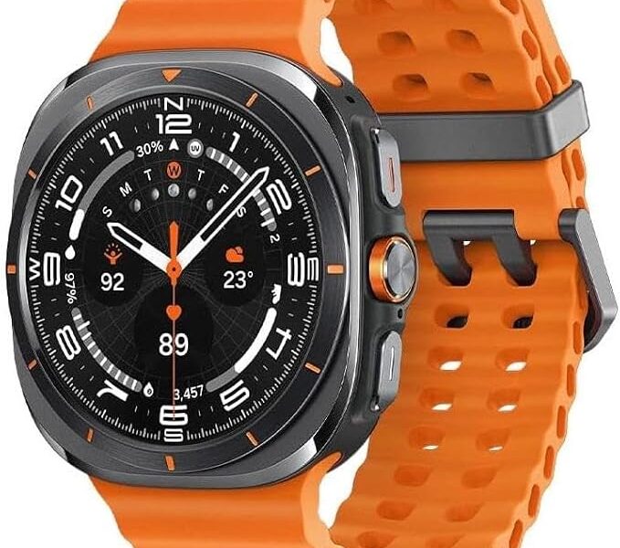 Samsung Galaxy Watch Ultra 2025 Smartwatch 47mm LTE, Galaxy AI, Titânio Aeroespacial, Titânio Cinza