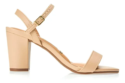 Sandália Casual Feminina Salto Bloco Médio Vizzano 6262-474