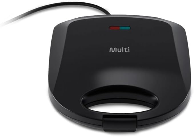 Sanduicheira Minigrill Gourmet com Chapa Dupla e Revestimento Antiaderente 220V 750W Multi – CE044