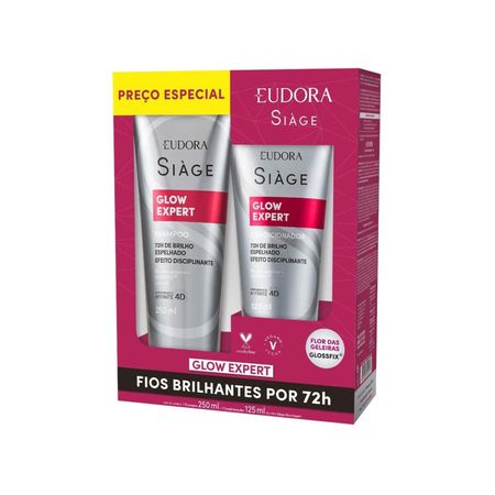 Shampoo e Condicionador Eudora Siàge Glow Expert