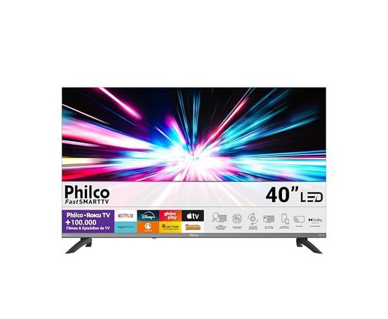 Smart TV 40″ Philco Roku TV HDR10 Dolby Áudio P40CRA