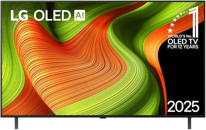 Smart TV 4K 55″ LG OLED Processador α8 AI Ger2 Painel 120Hz Slim Design G-Sync FreeSync Dolby Vision Dolby Atmos WebOS 25 – OLED55B5PSA