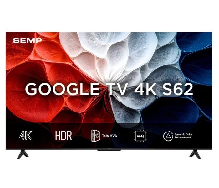 Smart Tv 43&quot&quot Semp 43s62 Led Hva Google Tv Hdr Uhd 4k Hdmi