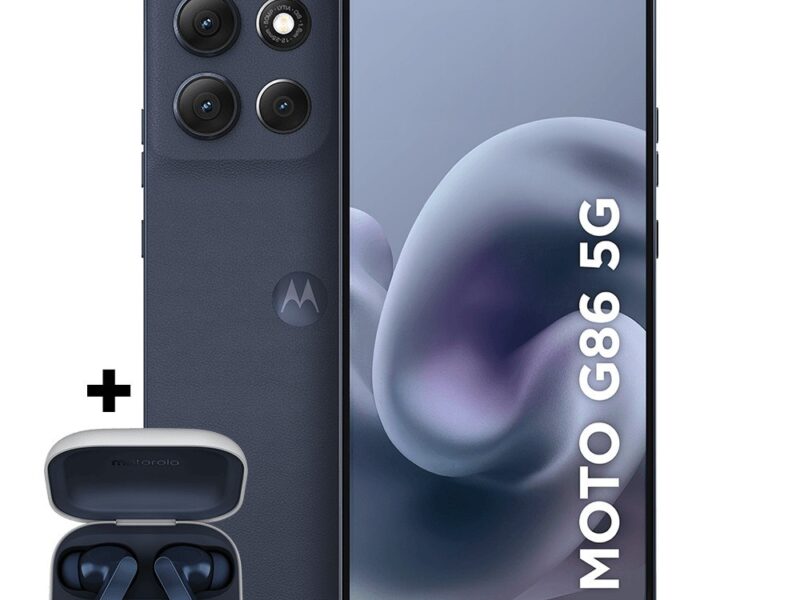 Smartphone Motorola Moto g86 5G + Moto Buds – 256GB, 8GB RAM+16GB Ram Boost 50MP Sony camera