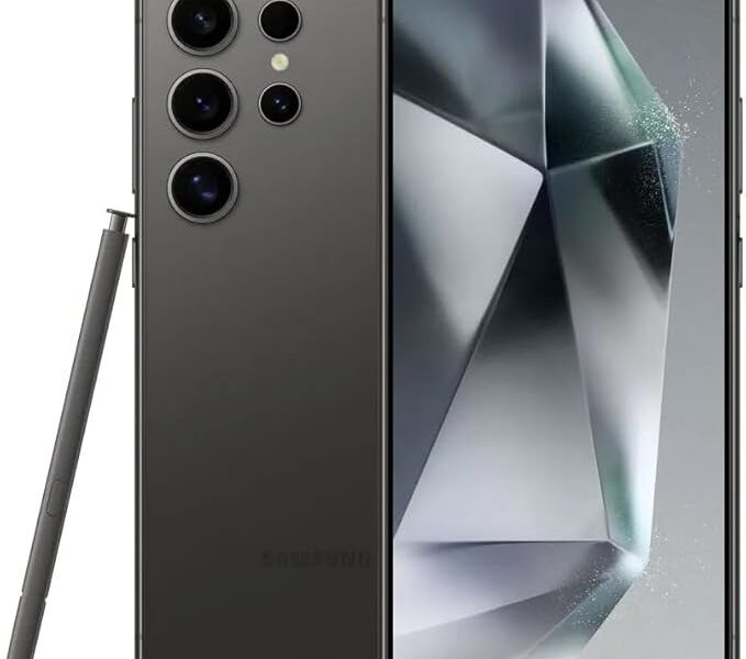 Smartphone Samsung Galaxy S24 Ultra, Galaxy AI, Selfie de 12MP, Tela de 6.8″ 1-120Hz, 256GB, 12GB RAM – Titânio Preto