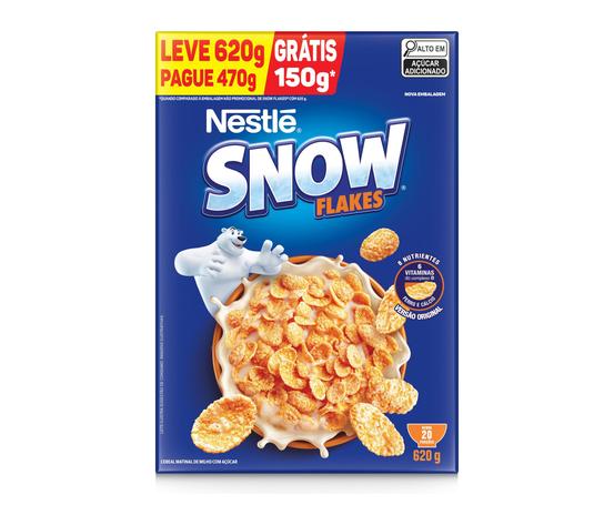 Snow Flakes Cereal Matinal Tradicional Leve 620G Embalagem Econômica
