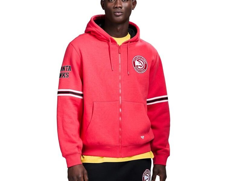 Suéter com capuz X Nba Officially Licensed Men’s Full-zip Up Long Sleeve Hooded Fleece Sweatshirt GAME 7Masculino