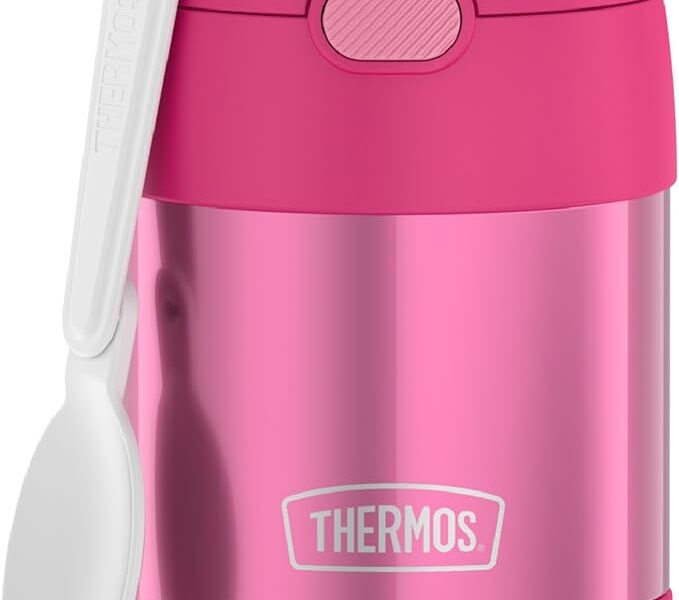THERMOS Recipiente para comida FUNTAINER, para crianças, 295 ml, rosa