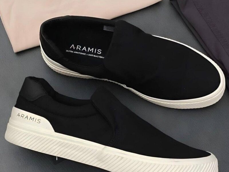 Tênis Aramis Daily Slip Canvas Preto