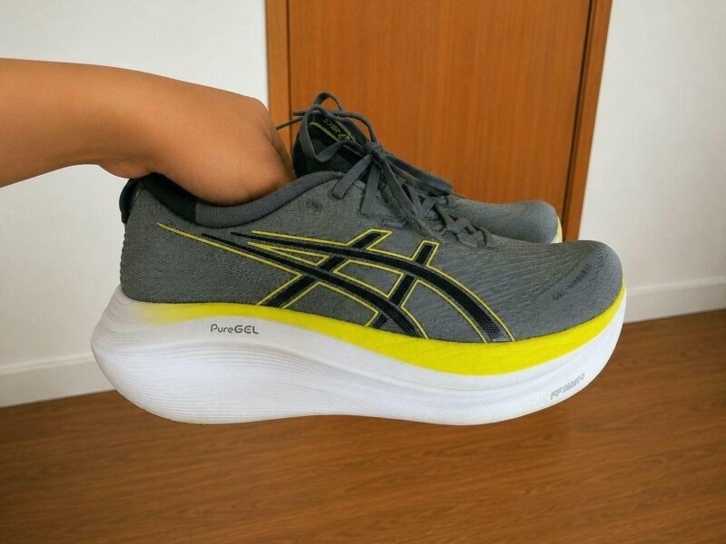 Tênis Asics Gel-nimbus 27 Masculino Cinza/preto
