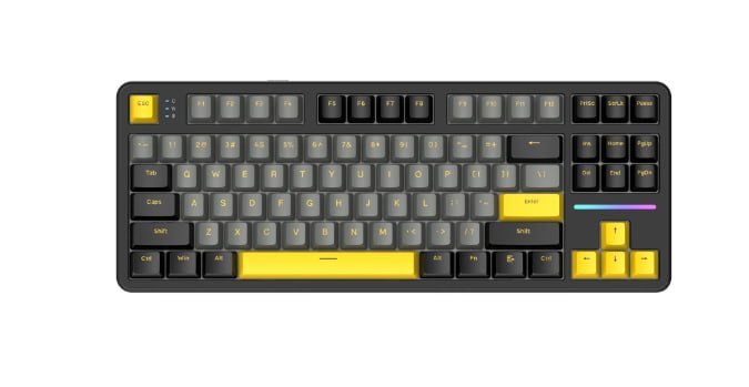 Teclado Mecânico Gamer Attack Shark X87 80% Rgb