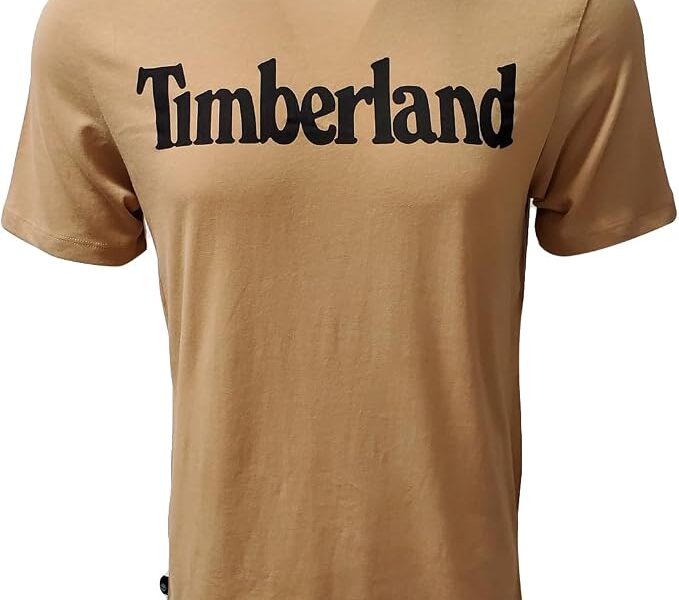 Timberland Tfo SS CC Linear Logo tee Chili Oil-App t-shirt para homem