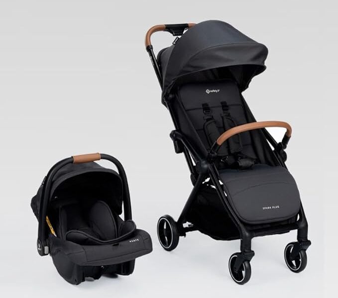Travel System Safety 1st, Spark Plus Duo, 0 meses a 22 kg, Black Graphite