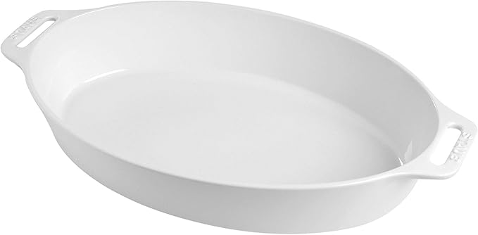 Travesa Oval Staub Branco Médio No Voltagev