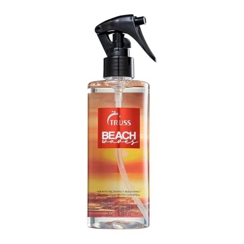 Truss Finalizador Beach Waves | Spray Texturizador para Ondas Naturais e Proteção Térmica | 260ml na Amzn por R$ 79,09