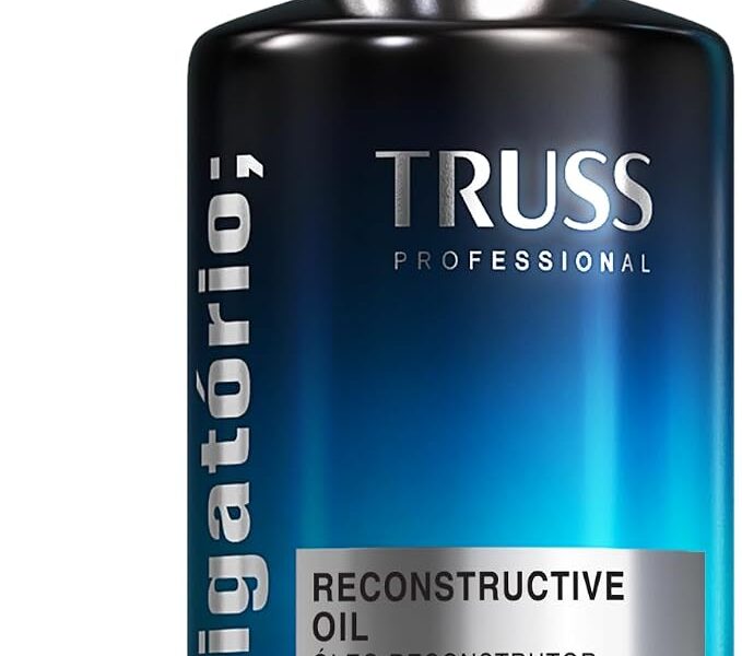 Truss Óleo Reconstrutor Uso Obrigatório | Tratamento Capilar para Brilho, Reconstrução e Proteção | 60ml